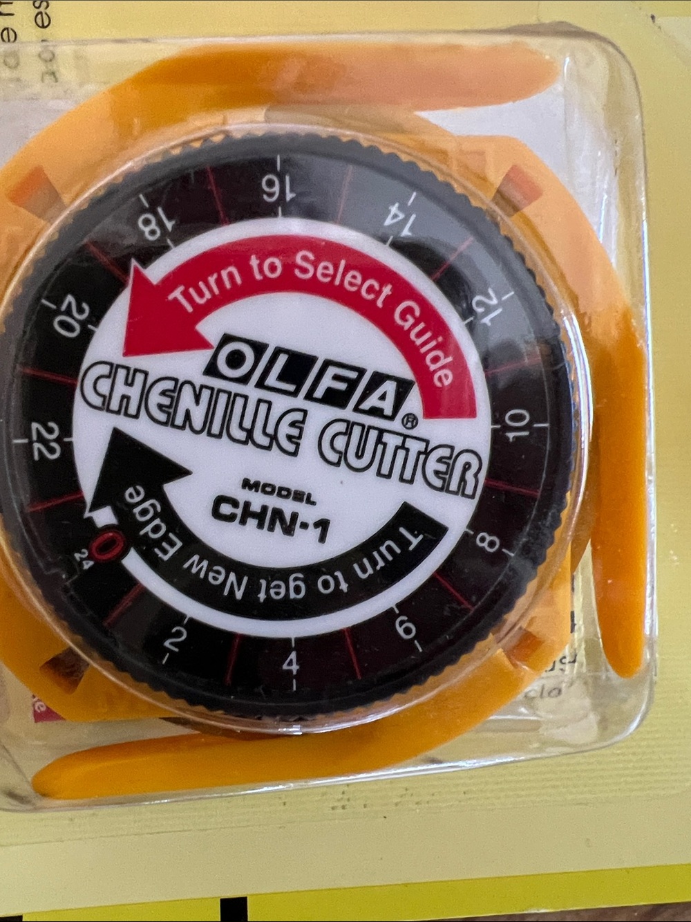 Chenille Cutter CHN-1 in Orange